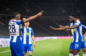 El Hertha golea para quedarse con el clásico de Berlín