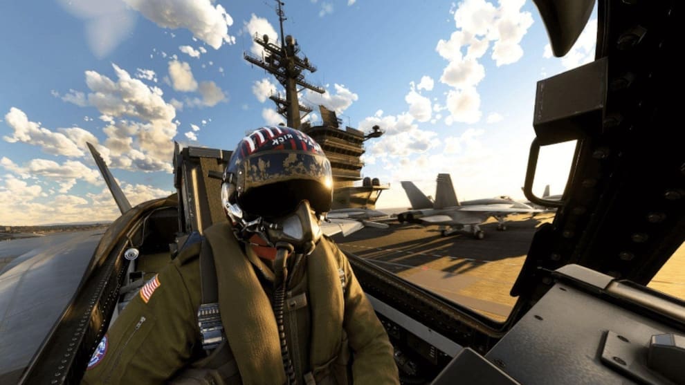 La expansión de Microsoft Flight Simulator inspirada en Top Gun