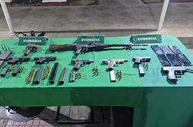 Cuatro detenidos tras hallazgo de arsenal en departamento de El Bosque