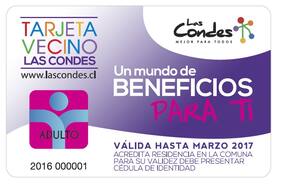 Tarjeta Vecino Las Condes
