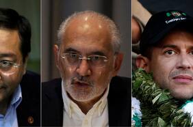 Candidatos presidenciales de Bolivia cierran sus campañas este miércoles