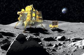 India busca alunizar en el polo sur de la Luna tras el accidente ruso