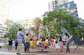 Concierto para niños a una plaza de Bolsillo