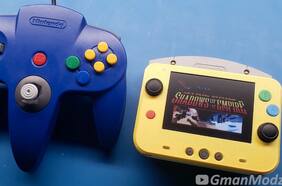 Esta versión portátil de Nintendo 64 es más pequeña que el control de la consola original