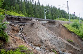 Tormenta Hans: lluvia provoca aludes de tierra y cientos de evacuaciones en Noruega
