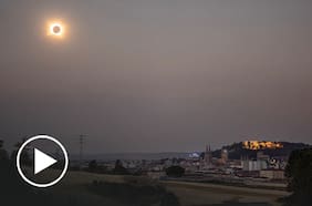 Primera vez en 121 años: así se vio el histórico eclipse solar en España
