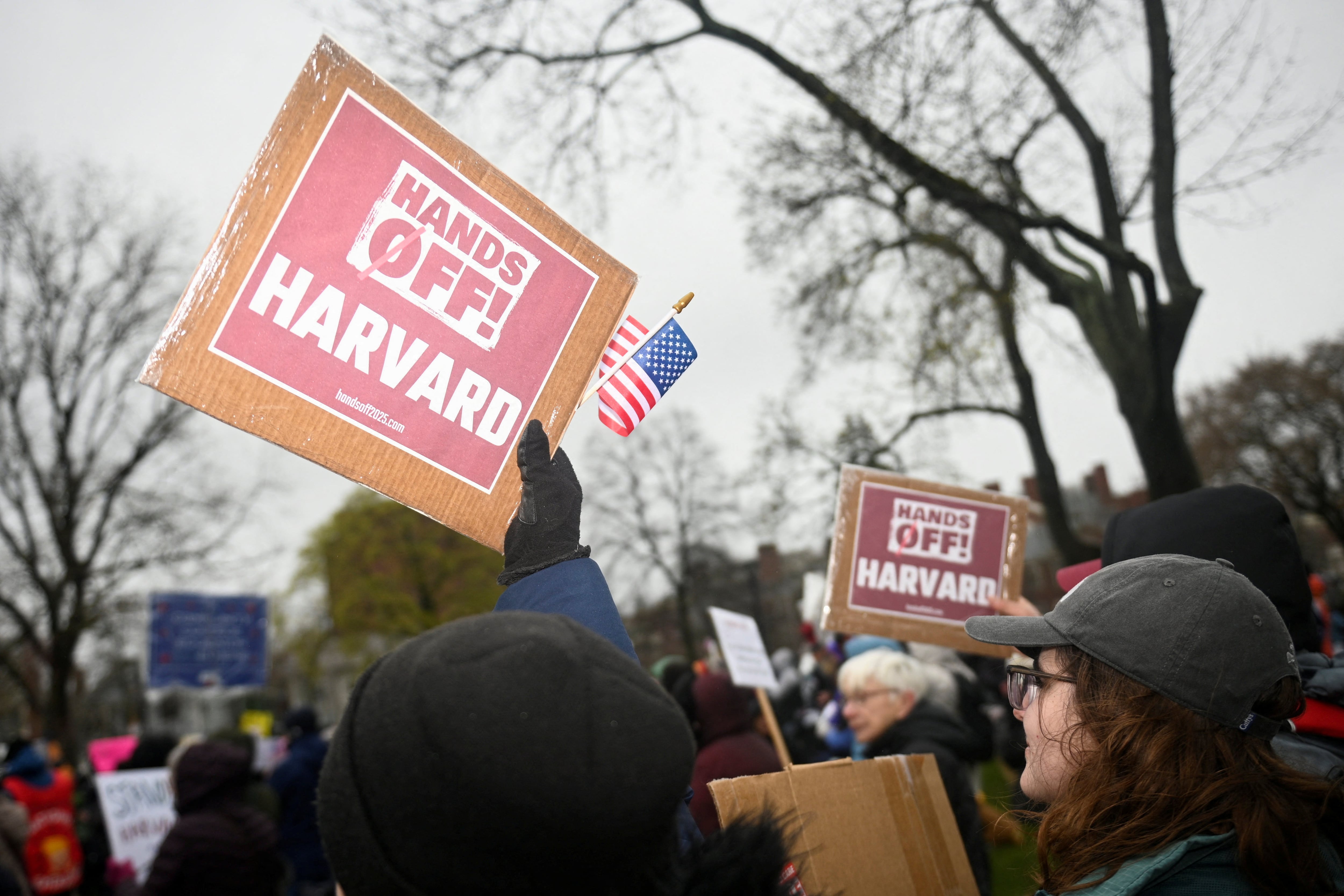 Protesta contra las medidas tomadas por el gobierno de Trump contra Harvard. Foto: Archivo
