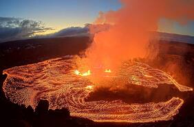 Declaran alerta roja en Hawái por erupción del volcán Kilauea