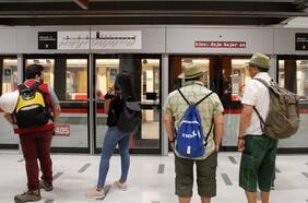 Metro de Santiago restaura servicio en toda la Línea 3 tras sufrir una falla técnica que afectó a tres estaciones