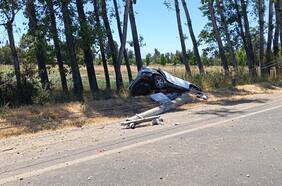 Accidente de tránsito en Parral deja un menor de edad fallecido: el conductor chocó dos postes del tendido eléctrico