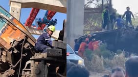 Tragedia en Tailandia: Al menos 31 fallecidos y 64 heridos dejó el desplome de una grúa sobre tren de pasajeros