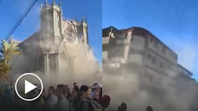 Imágenes sensibles: terremoto de 7,4 sacude a Colombia y captan colapso de varias edificaciones