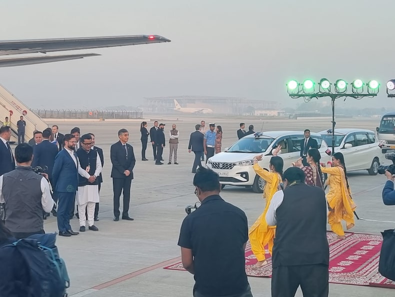 Llegada del Presidente Boric a India