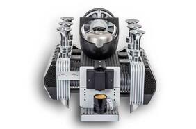La cafetera hecha a imagen y semejanza de un motor Porsche