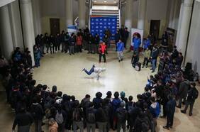 Santiago 2023: el ritmo del breaking hizo vibrar a los alumnos del INBA
