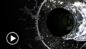 La Nasa revela imagen del núcleo de almacenamiento separándose de la Nave Orión.