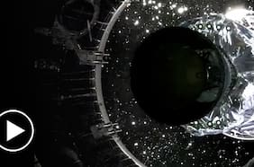 La Nasa revela imagen del núcleo de almacenamiento separándose de la Nave Orión.