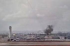 Video: cómo fue el ataque con misil de los hutíes de Yemen lanzado contra el principal aeropuerto de Israel