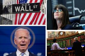 Wall Street anota nuevos máximos históricos tras toma de posesión de Joe Biden, pero el IPSA se resta de la fiesta