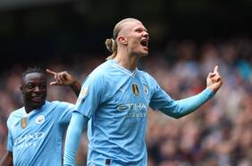 Manchester City vence al Everton de la mano de Erling Haaland y espera el tropiezo de Liverpool