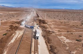 Avanza habilitación parcial de Ruta 5 Norte: puede ser usada por camiones de suministro y vehículos de emergencia