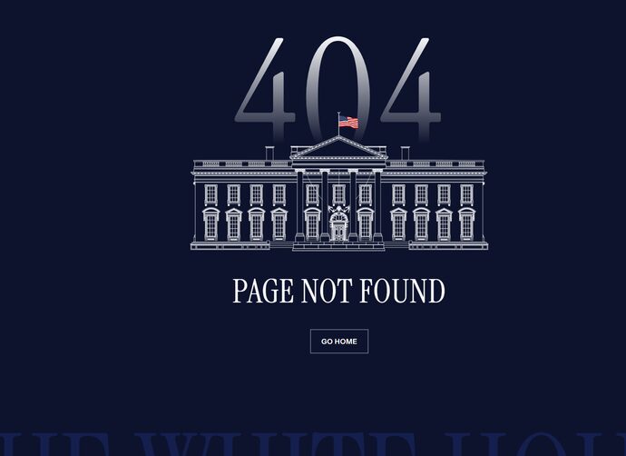 Trump cierra la página web de la Casa Blanca en español - La Tercera
