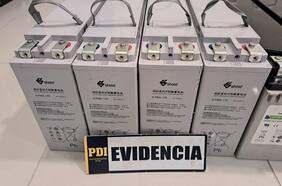 PDI incauta 92 baterías de litio que eran comercializadas por internet: estaban avaluadas en $112 millones