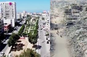 El antes y el después de Gaza: dron revela la magnitud de la devastación desde que estalló el conflicto