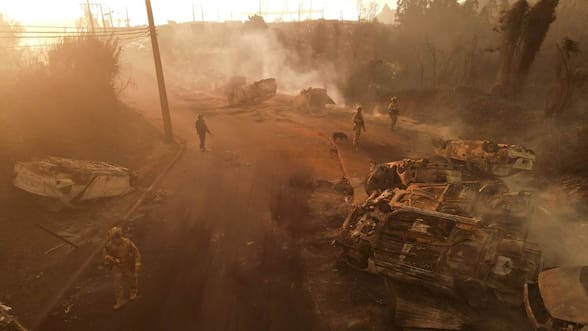 La NASA compartió una impactante imagen de los incendios forestales en Ñuble y Biobío que captó uno de sus satélites