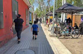 Reorganizan comercio regulado en Colina: renuevan toldos y aseguran trabajo coordinado para retiro de vendedores sin patente