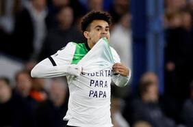 Un gol con dedicatoria: Luis Díaz convierte en el Liverpool y pide la liberación de su padre secuestrado