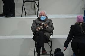 Autor de la imagen de Bernie Sanders en el Capitolio: “Es el tipo de foto que me gusta. Mi retratado siendo él mismo”