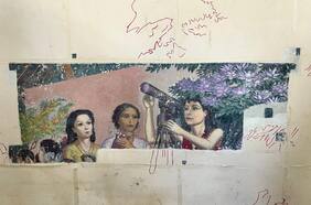 Declaran como Monumento Histórico mural de Julio Escámez censurado en dictadura: “Murió pensando que había desaparecido”