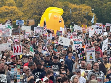 Masivas protestas “No Kings” se expanden en EE.UU. y el mundo contra Trump