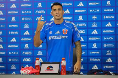 El 'Tucu' Contreras puede sumar sus primeros minutos en la U ante Deportes Recoleta.