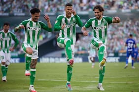 Revive la goleada del Betis sobre Osasuna en la liga española