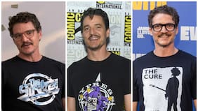 De The Strokes a The Cure: la colección de poleras rockeras de Pedro Pascal