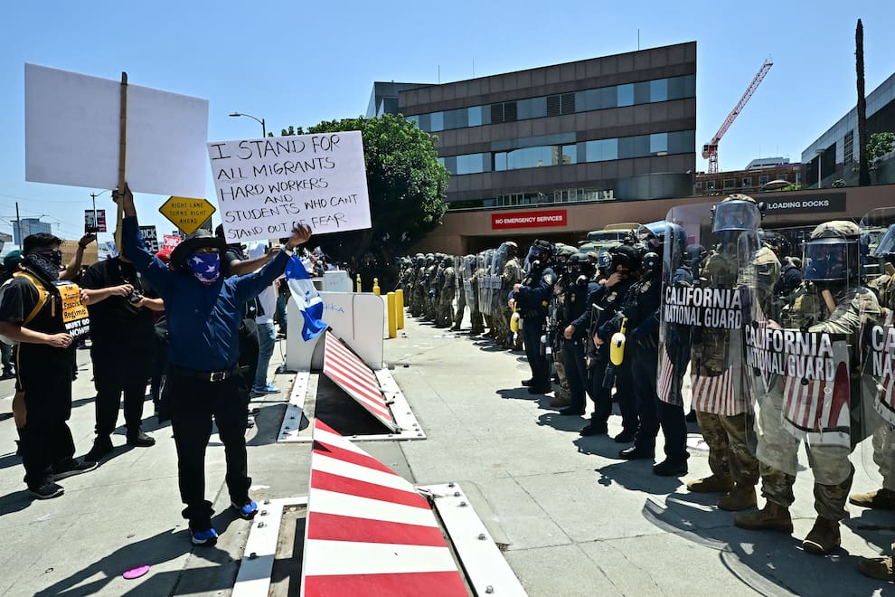 Qué está pasando en Los Ángeles con las protestas de migrantes que se “alzaron” contra Trump ...