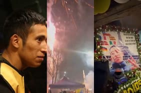 Funeral catalogado de alto riesgo: con fuegos artificiales realizaron despedida de Kevin Olguín en Quilicura