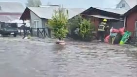 Intensas lluvias y granizos provocan inundaciones en al menos 20 viviendas de Curacautín