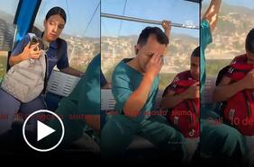 Minutos de terror: un grupo de personas vivieron el terremoto de Colombia en un teleférico