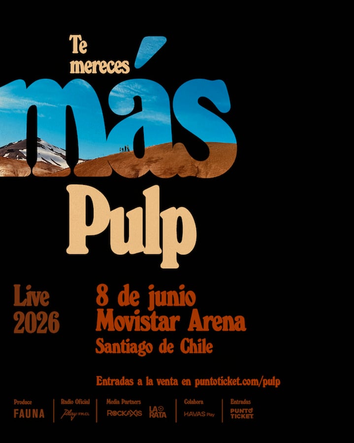 Disco 2026: Pulp vuelve a Chile con show en Movistar Arena - La Tercera