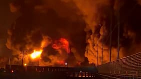 Así quedó Teherán tras los ataques a su red petrolera