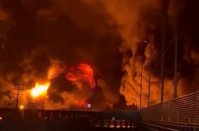 Así quedó Teherán tras los ataques a su red petrolera