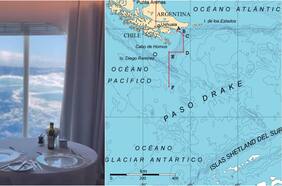 Tiktoker mostró cómo es cruzar el Paso Drake, las aguas más tormentosas del planeta