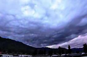 Este asombroso timelapse muestra cómo inicia el sistema frontal en los cielos de Rancagua