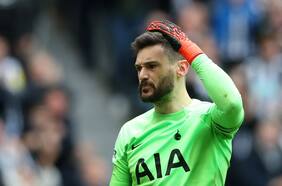 El peor día de su carrera: Hugo Lloris es reemplazado al entretiempo tras recibir 5 goles en 21 minutos