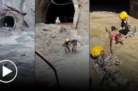 El dramático rescate de sobrevivientes de la riada que se refugiaron en un túnel en Nepal