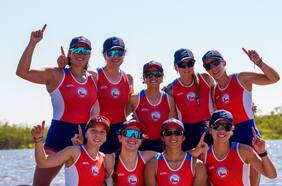 El Team Chile hace historia en el remo y suma seis medallas de oro en los Panamericanos Junior