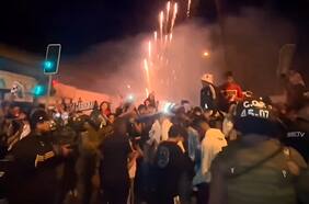 Hinchas de Colo Colo protagonizan desmanes en Copiapó y obliga a suspender show de la Teletón